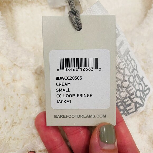 Barefoot Dreams CozyChic® Loop Fringe Jacket | Size S | NWT - Picture 6 of 14